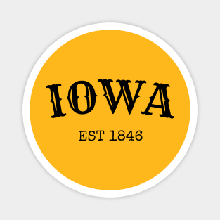 Iowa Est 1846 Magnet